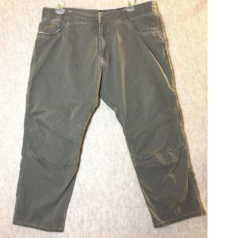 KUHL Revolvr Men’s 40x30 Olive Green Hiking Outdoor Pants Gorpcore